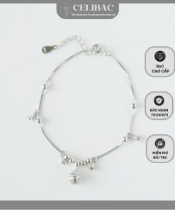 Lắc tay bạc Ball & Bells