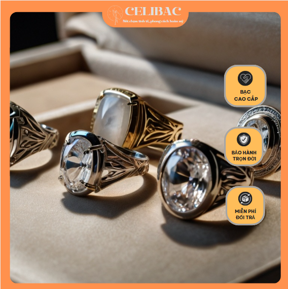 nhẫn bạc cách bảo quản