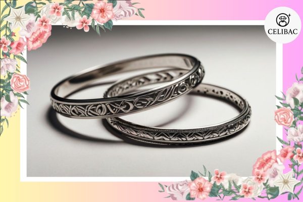 Mẫu lắc tay bạc nữ dạng kiềng trơn và họa tiết