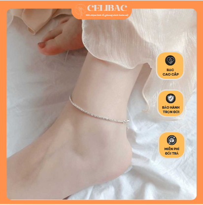 Có nên đeo lắc chân bạc cho bé cách đeo đúng