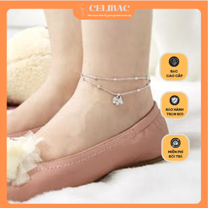 Có nên đeo lắc chân bạc cho bé
